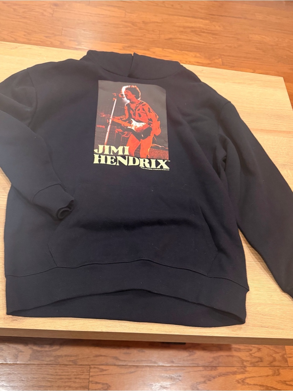 Black Jimi Hendrix Graphic Sweatshirt - Unbranded (fits like a large youth )